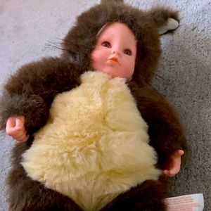 I am selling a squirrel baby doll they do not sell these anymore so it’s special
